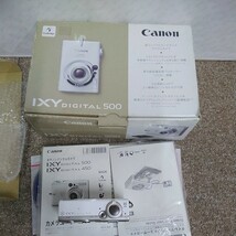 c3728 ジャンク扱い 送料520円 Canon IXY DIGITAL 500 キヤノン コンパクトデジタルカメラ CANON コンデジ　デジカメ　キャノン_画像6