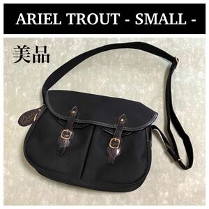 【美品】 ブレディ Brady アリエルトラウト ショルダーバッグ 黒 ARIEL TROUT SMALL メッセンジャーバッグ