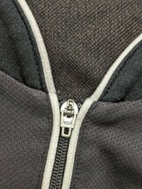 18．MIZUNO 速乾素材 2点 セット MCライン OKAYAAMA Vネック Tシャツ ハーフジップ シャツ スポーツウェア ミズノ メンズL,O 黒金白x603_画像9