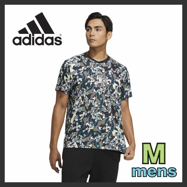 adidas 半袖機能Tシャツ グラフィック Mサイズ