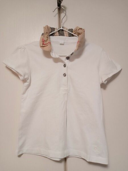 BURBERRY☆バーバリー KIDS 白 半袖トップス 116cm 子供服