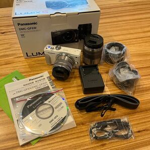 Panasonic LUMIX G DMC-GF6W デジタルカメラ ダブルズームレンズキット