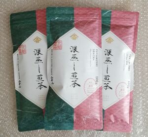 山本山　深蒸し煎茶　３袋