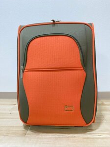 WOOLRICH Carry case khaki orange key attaching 325-3100 travel bag *... ok *140