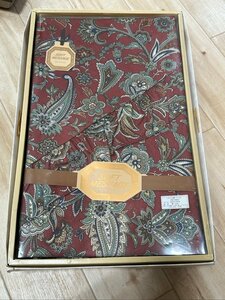 未使用品 オシャレ 昭和レトロ レトロシック こたつ上掛け コタツカバーブラウン 200×200cm フリル綿100％　日本製 ☆ちょこオク☆100