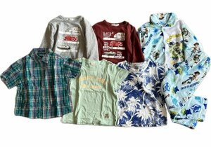 子供服 7点 まとめ シャツ Tシャツ パジャマ キャラクター シャツ トップス 男の子 子供服 ☆ちょこオク☆服80