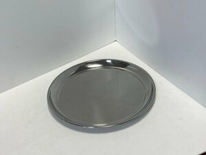  stainless steel circle tray 12 -inch tray tray O-Bon 30.... ok * miscellaneous goods 80