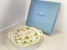 WEDGWOOD ワイルドストロベリー ウィンザートレイ プレート 皿 ウェッジウッド☆ちょこオク☆雑貨80_画像1