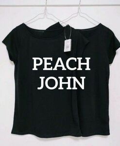 PEACH JOHN レディースTシャツ 半袖 2枚セット 吸水速乾 新品未使用 タグ付き 