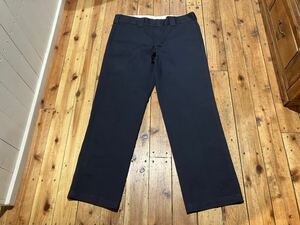Dickies USA import w34 slim strut 100 jpy start selling out navy work pants old clothes chinos slacks Dickies 