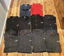 ワークシャツ　20枚　セット　長袖　USA輸入　100円スタート　売り切り　古着　Dickies RED KAP 刺繍 無地 スタッフシャツ　ベール　卸_画像2