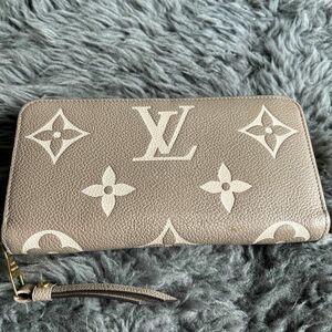 アンプラント VUITTON LOUIS ルイヴィトン 長財布 モノグラム ジッピー ジッピーウォレット バイカラー ウォレット