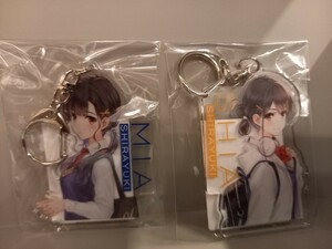 アクキー アクリルキーホルダー 深崎暮人 白雪心逢 白雪詩愛 SHIBUYA TSUTAYA 渋谷 ツタヤ シブツタ 冴えない彼女の育てかた 冴えカノ