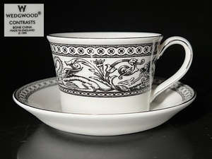 【瑞】ウェッジウッドWEDGWOOD CONTRASTS　カップ＆ソーサー