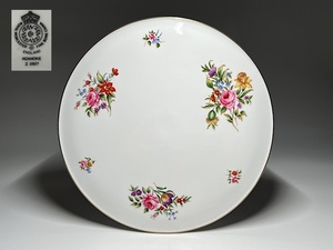 【瑞】ロイヤルウースター ROYAL WORCESTER ROANOKE ホールケーキ皿　径：２８．２ｃｍ