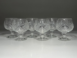 [.] glass made wine glass 6 customer set 