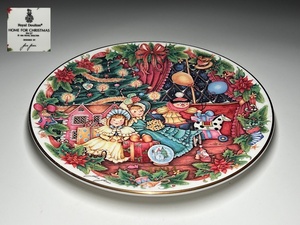 【瑞】ロイヤルドルトン ROYAL DOULTON　１９９４　クリスマス　プレート　飾り皿