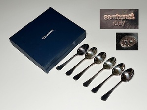 [.] sun bonesambonet Italy high class cutlery coffee spoon 6 pcs set also box 