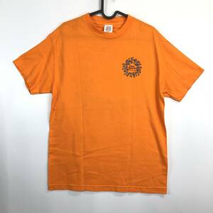90s 00s Dick Brewer ディックブルーワー 半袖Tシャツ オレンジ Mサイズ