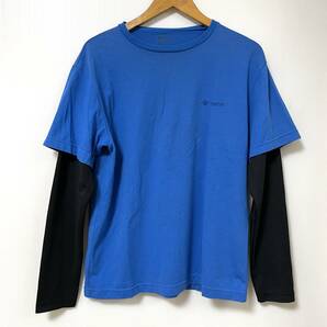 Foxfire フォックスファイヤー 袖付きTシャツ ブルー ブラック 5215093 Lサイズ