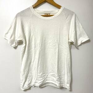 USA製 グッドウェア Goodwear 半袖Tシャツ ホワイト コットン 50% バンブー 50% Sサイズ