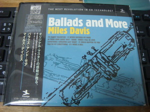 MILES DAVIS BALLADS AND MORE xrcd2 20bit k2 マスタリング CD VICJ-60522 帯付き バラッズ アンド モア マイルス デイビス 