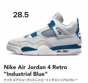 Nike Air Jordan 4 Retro "Industrial Blue"ナイキ エアジョーダン4 レトロ 28.5