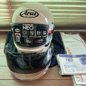 アライ Arai ヘルメット ラパイドネオ　ナンカイ　アイボリー　プロシェードシステム　ピンロック　M