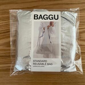 BAGGU メタリックシルバー スタンダードサイズ