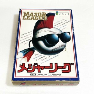 メジャーリーグ【箱・説明書付き・動作確認済】４本まで同梱可　FC　ファミコン