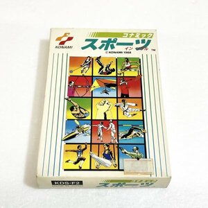 コナミックスポーツインソウル【箱・説明書付き・動作確認済】４本まで同梱可　FC　ファミコン