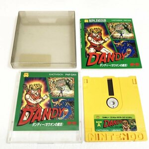 ダンディー ゼウオンの復活 DANDY【箱・説明書付き・動作確認済・同梱可】ファミコン ディスクシステム FCD　レア