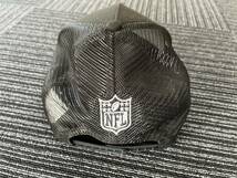 【美品】9FORTY A-Frame トラッカー NFL Trucker Cap ラスベガス・レイダース ブラック_画像5