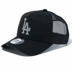 [ new goods unused ]9FORTY A-Frame Tracker rhinestone Los Angeles *doja-s black large . sho flat 