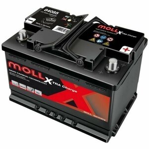 MOLL モル 84085 X-TRA Charge X-TRA Charge 欧州車用 自動車用バッテリー 電解液注入済