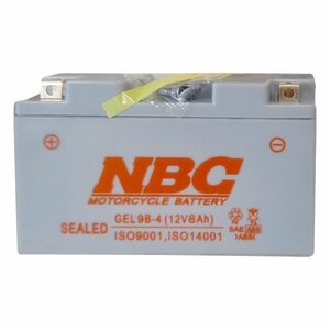 NBC GEL 7B-4 シールド型 バイク用バッテリー GELタイプ 液入充電済