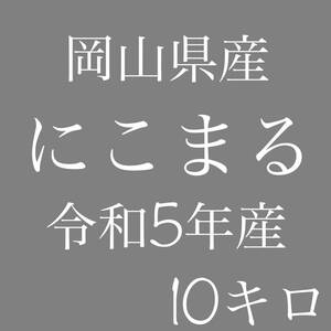 岡山県産　にこまる　令和5年産　5キロ×2（10キロ）
