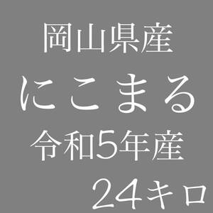 岡山県産　にこまる　令和5年産　6キロ×4（24キロ）