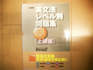 東進　英文法レベル別問題集　５　上級編　安河内哲也