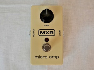 MXR M133 micro amp マイクロ アンプ　正規品　元箱及び取説付　通電及び動作確認済