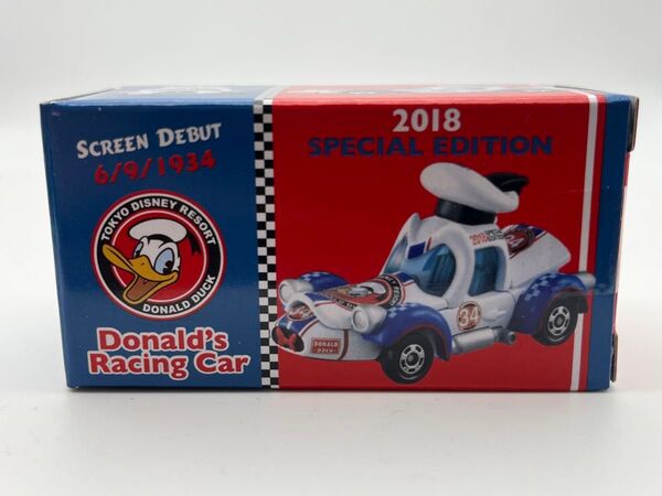 074 2018 トミカ ディズニー ドナルドのレーシングカー スペシャルエディション TDR TDL TDS スクリーンデビュー