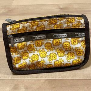 LeSportsac LESPORTSAC ポーチ レスポートサック アニマル柄 ライオン