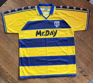 サッカーユニフォーム PARMA AC Mr.Day 00-01 UEFA パルマ　size L 中田英寿