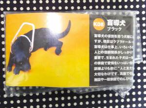 ■ タカラ チョコQ TAKARA ChocoQ　アニマテイルズ どうぶつ奇想天外 盲導犬　guide dog figure 黒 食玩 犬 フィギュア 海洋堂 capsule toy