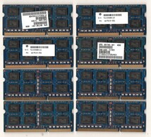 SKhynix ★ DDR3ノート用メモリ　2Rx8　PC3L-12800S-11-12-F3　4GB×8枚セット ☆ 両面16枚チップ ★_画像2