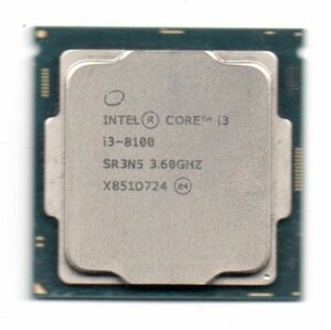 Intel ☆ Core i3-8100 Sr3n5 ☆ 3,60 ГГц/6 МБ/8gt/s 4 Core ☆ Socket Fclga1151 ☆