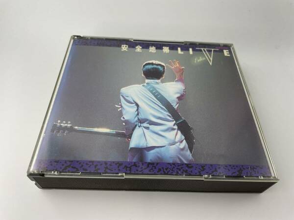 安全地帯LIVE 1987 ライブ写真集付　歌詞カード欠品 CD 安全地帯 Hヤ-12.　中古