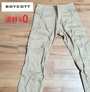 BOYCOTT ボイコット.メンズチノパン.チノパンツ.ビジネスカジュアル.キレイめ.ベージュ.グレージュ.スタンダード.送料無料