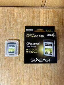[ as good as new super-beauty goods!!]CFexpress Type B 512GB SUNEAST ULTIMATE PRO asahi higashi electronics SE-CFXB512A1700 [512GB]