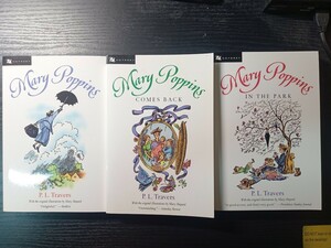 洋書☆ Mary Poppins (Odyssey Classics) ３冊セット P. L. Travers (著), Mary Shepard (イラスト)